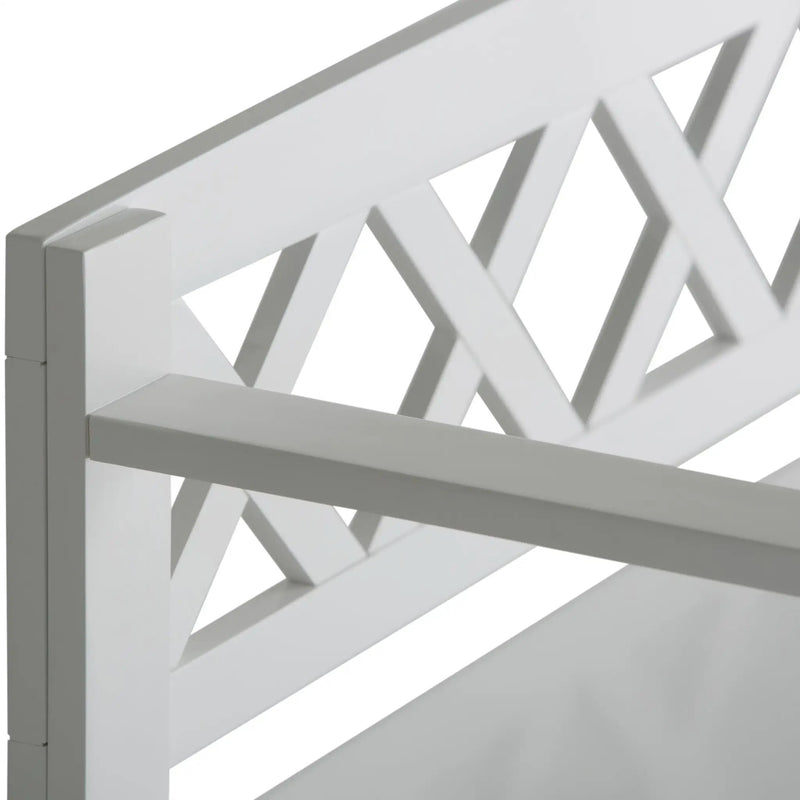 Amherst Solid Wood Entryway Storage Bench in White by HouseOfZazla