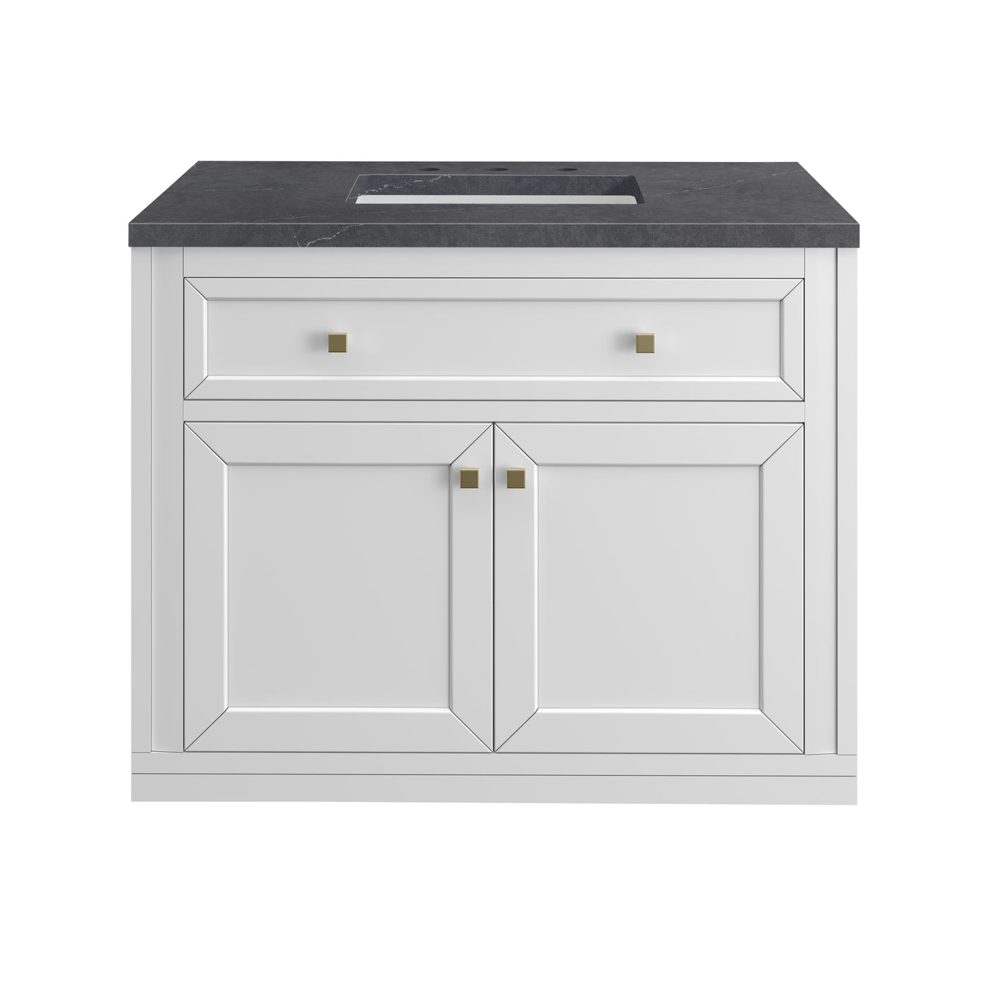 James Martin Chicago 36" Single Bathroom Vanity, Glossy White, view 40