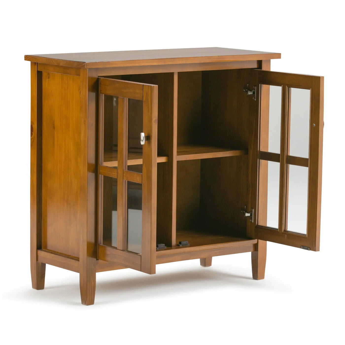 Warm Shaker - Handcrafted Low Storage Cabinet by Unique Piece Furniture