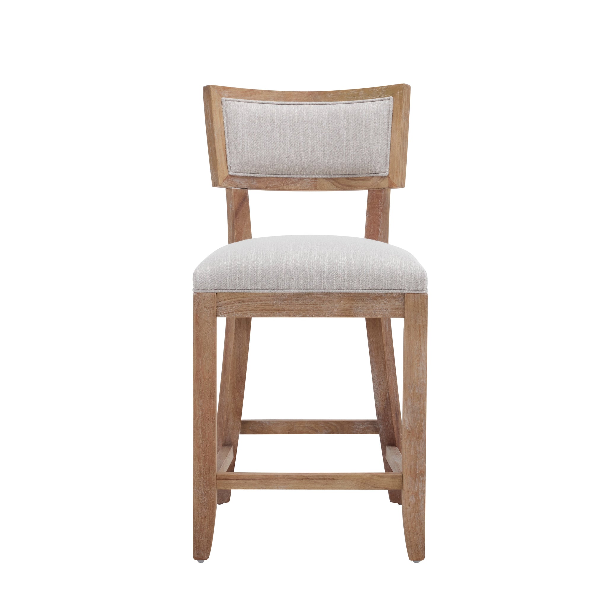 26.5" Upholstered Counter Stools Set of 2 with Comfy Back by HouseOfZazla