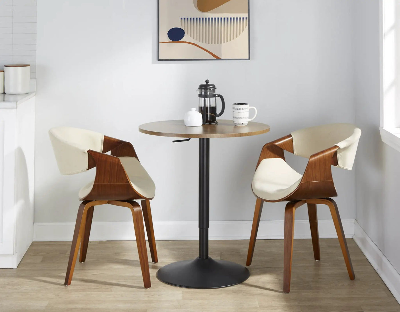 Elia - Contemporary Adjustable Bar Table by HouseOfZazla