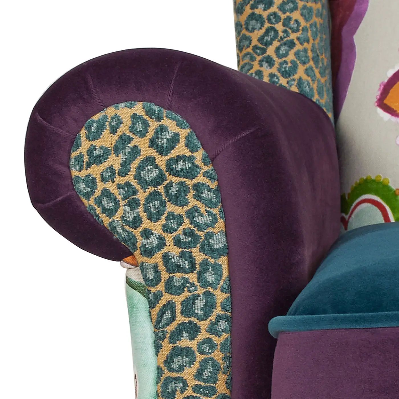 Anya - Boho Chic Wingback Accent Arm Chair by Unique Piece Furniture