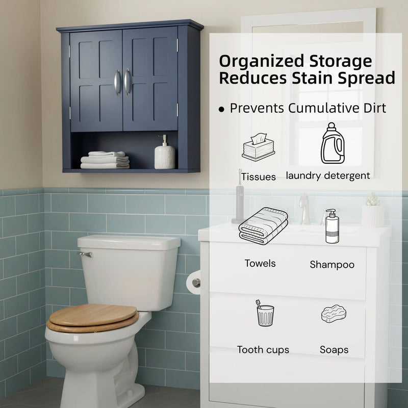Multi Functional Wall Mounted Cabinet With Adjustable Shelves For Bathroom by HouseOfZazla