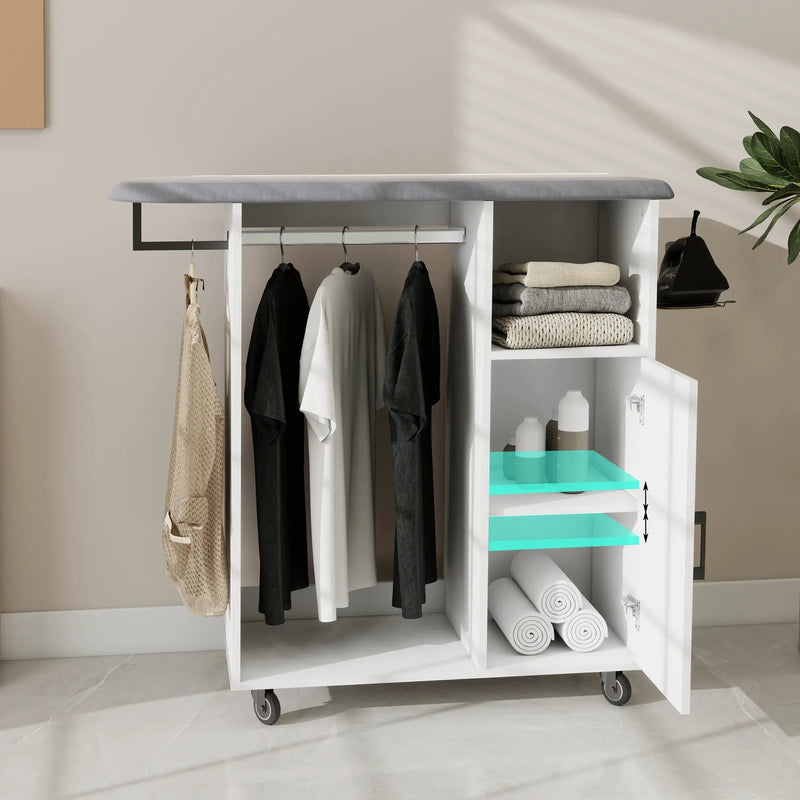 Ironing Cart with Rolling Ironing Board by HouseOfZazla