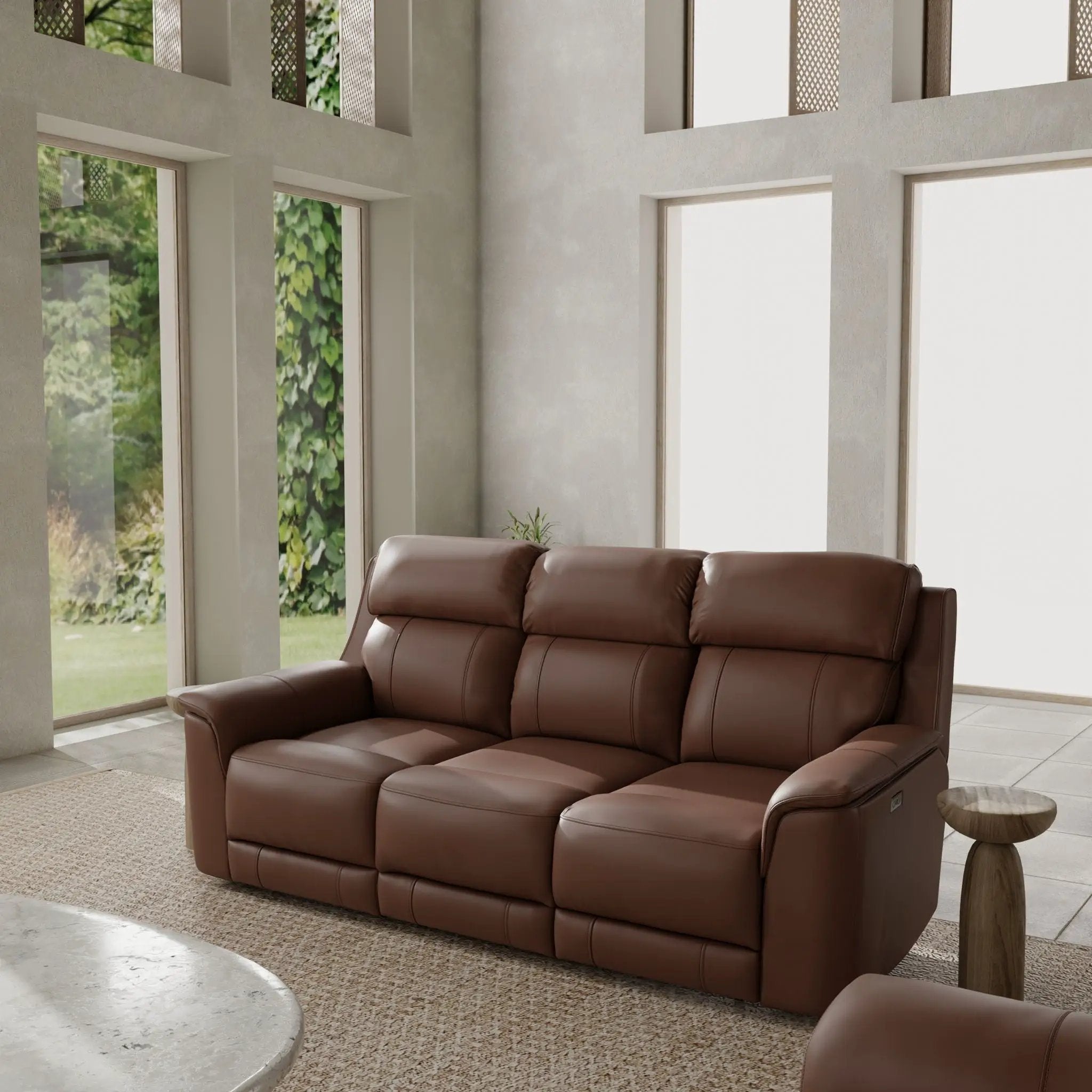 Oslo - Dual Power Reclining Sofa by Unique Piece Furniture
