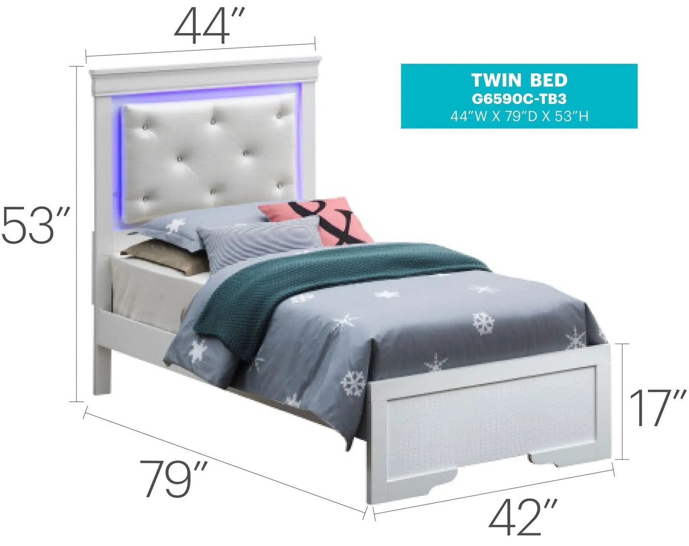 LED Elegant Bed by HouseOfZazla