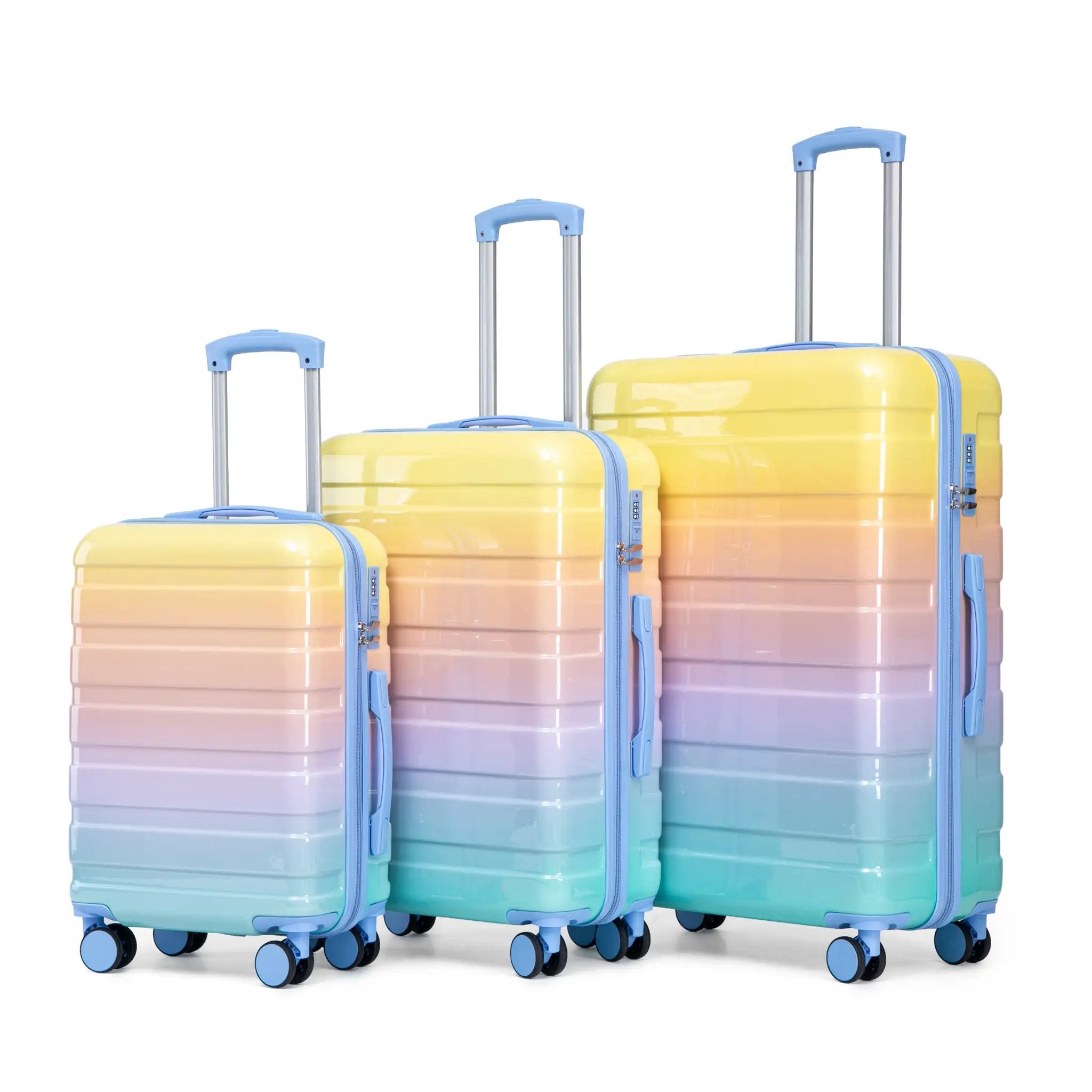 3-Piece PC Spinner Wheel Luggage Set by HouseOfZazla