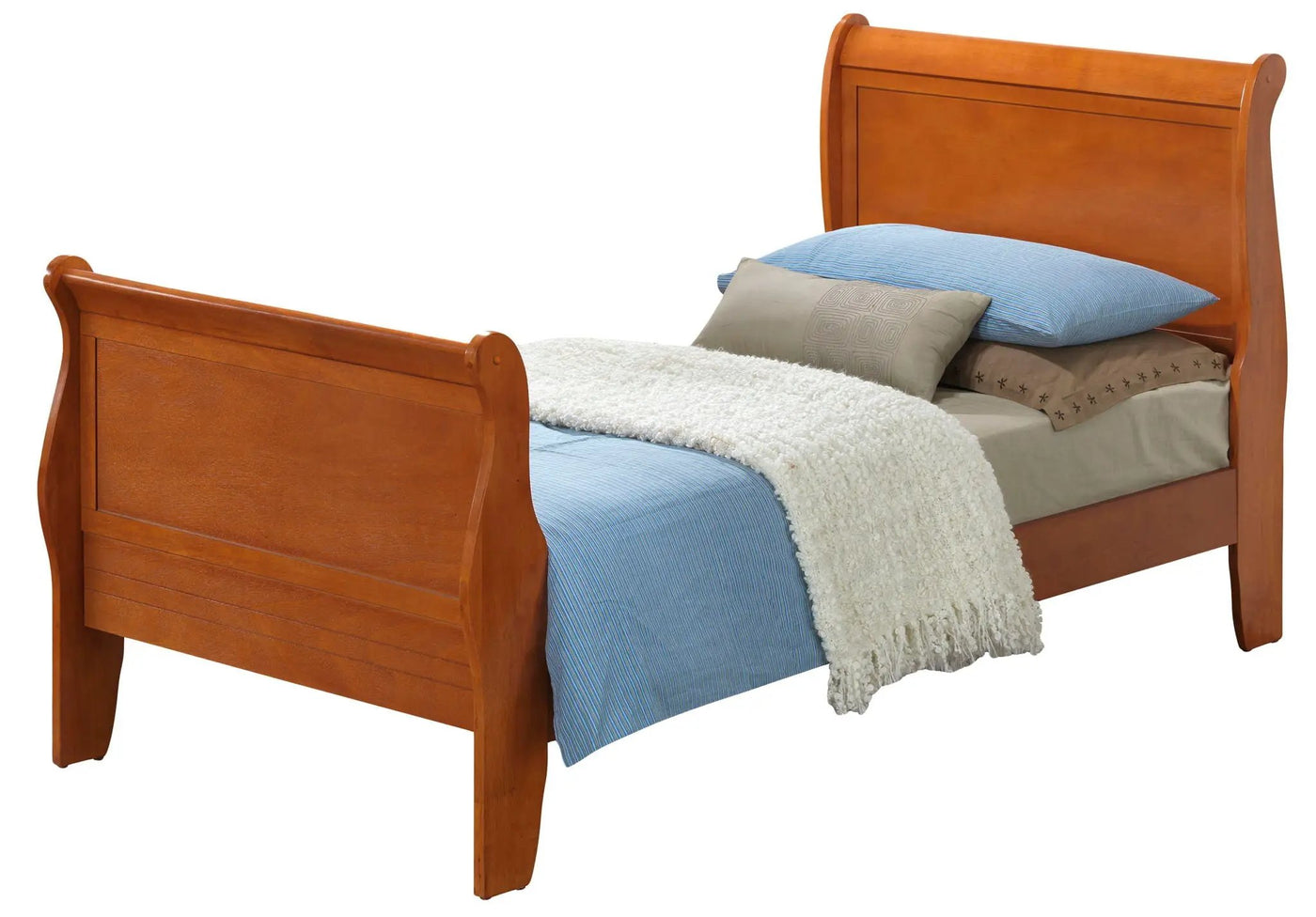 Louis Phillipe - Panel Sleigh Bed by Unique Piece Furniture
