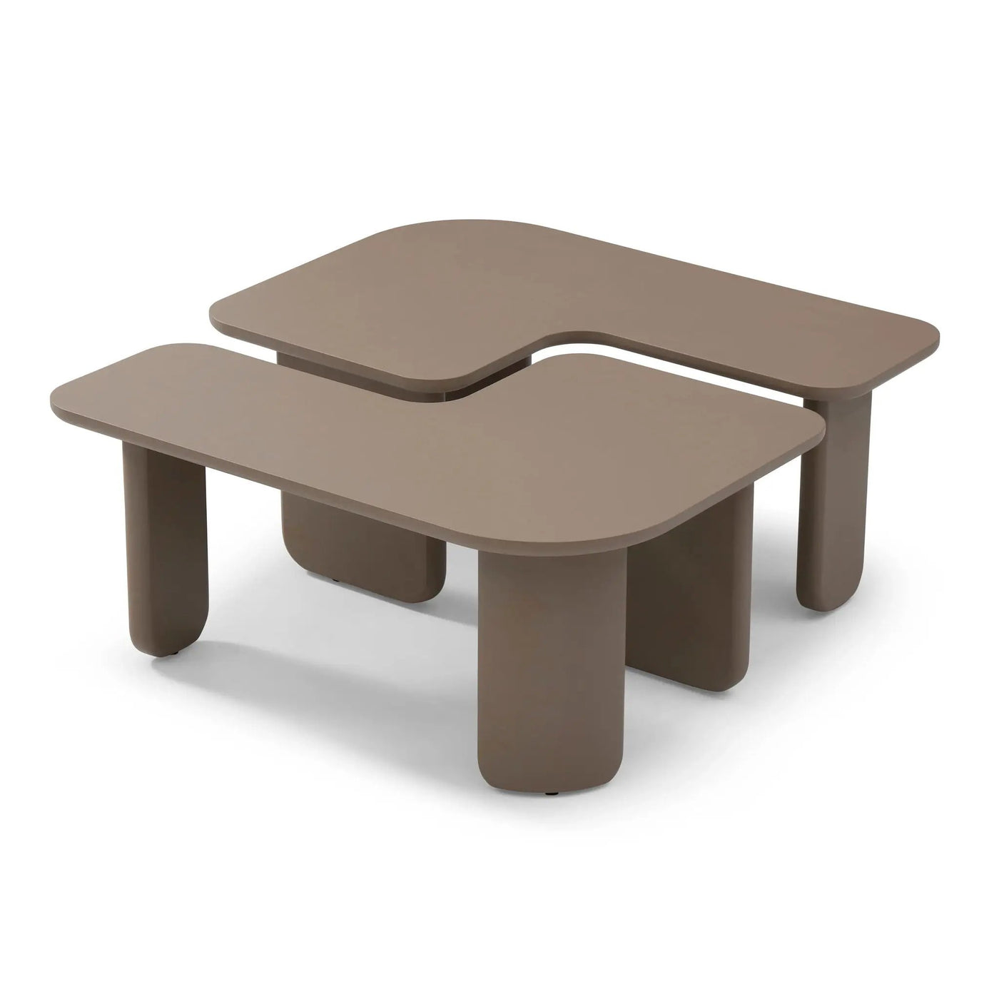 L-Shape Coffee Table For Living Room by Unique Piece Furniture
