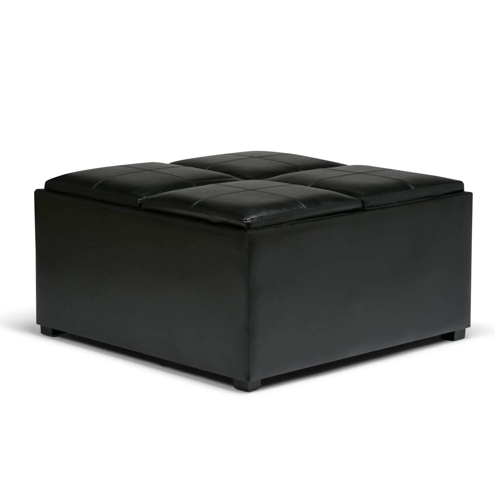 Avalon - Square Coffee Table, Storage Ottoman by Unique Piece Furniture