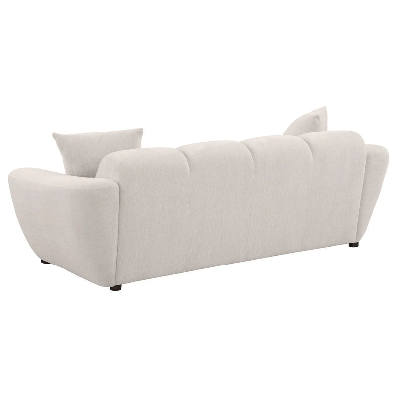 Destino 2-piece Chenille Splayed Arm Sofa Set Greige by Unique Piece Furniture