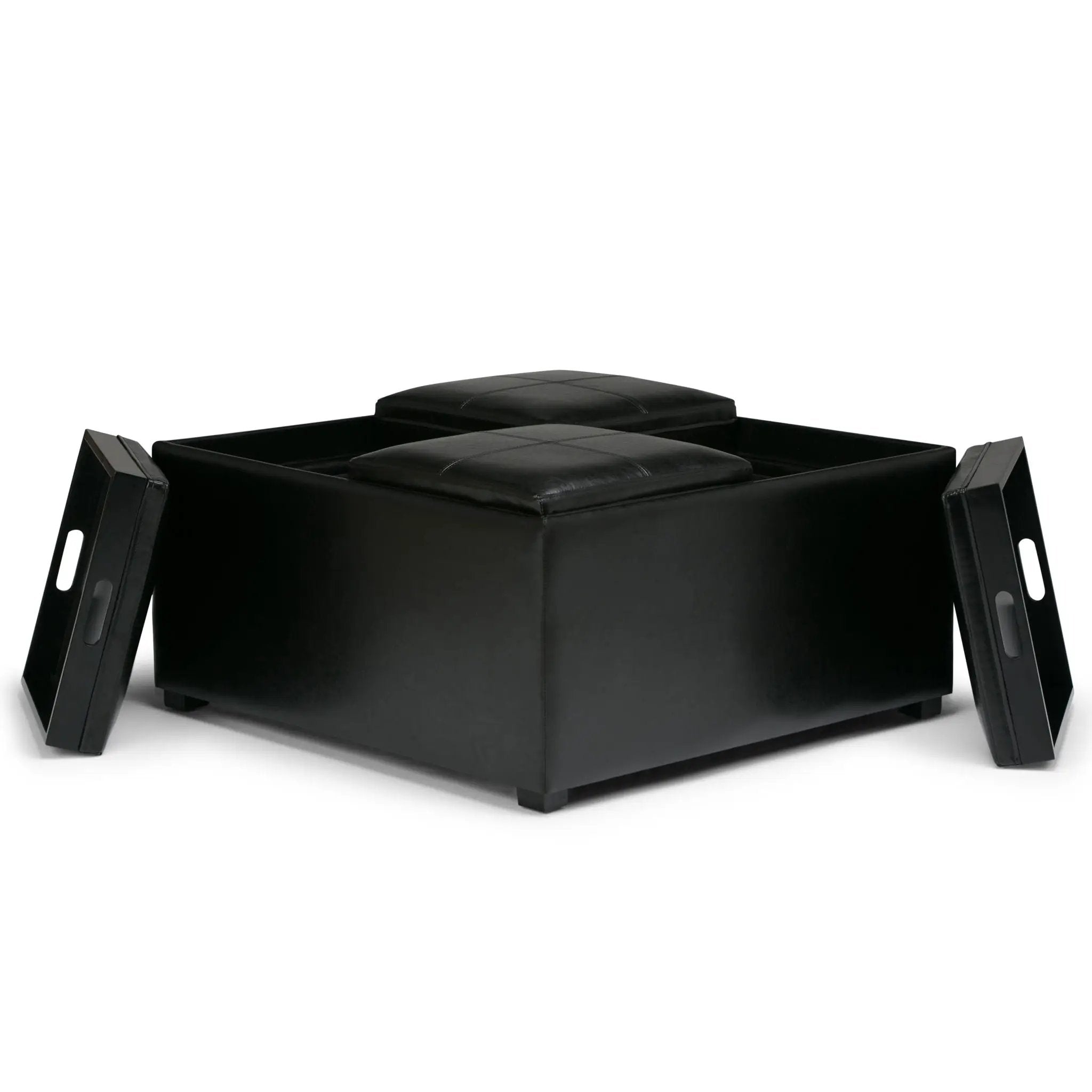 Avalon - Square Coffee Table, Storage Ottoman by Unique Piece Furniture