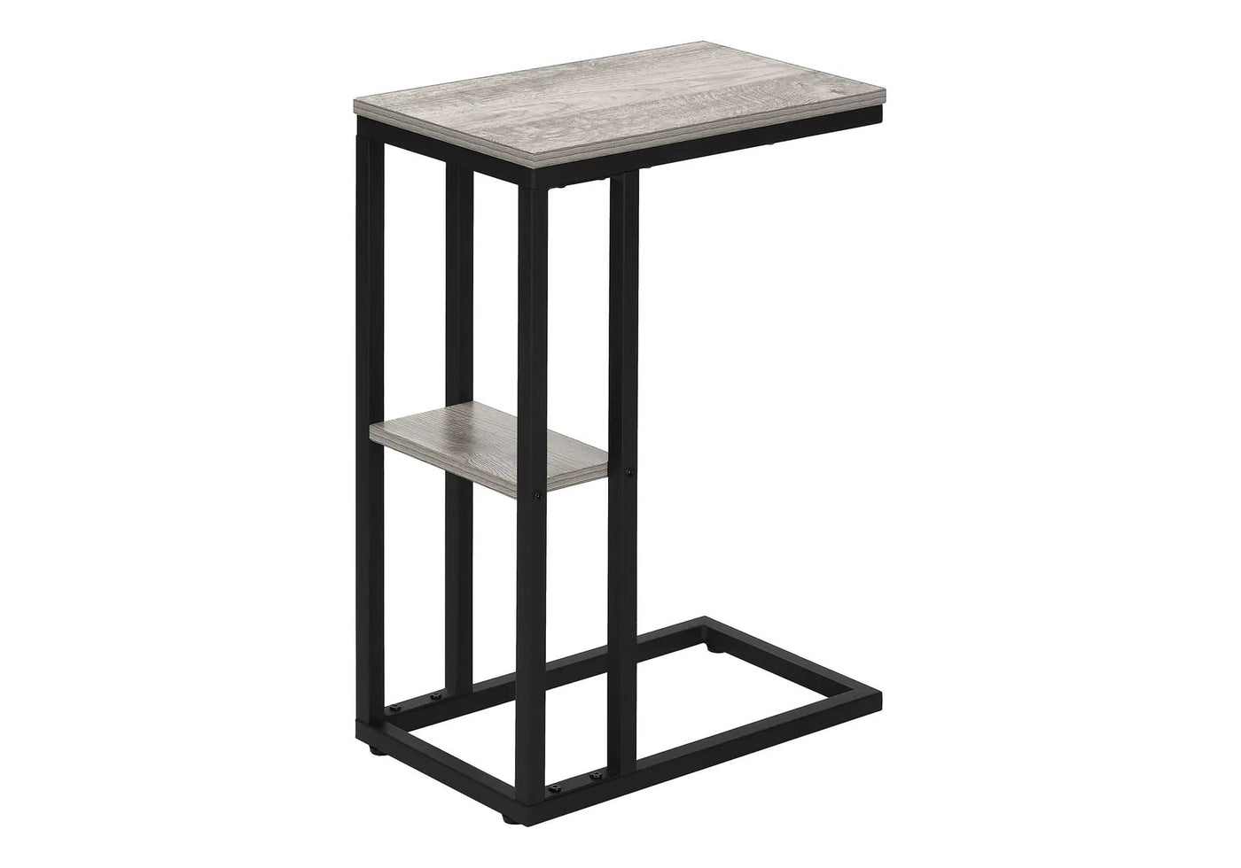 Accent Table, C - Shaped, Marble Look Contemporary & Modern Convenient Design by Unique Piece Furniture