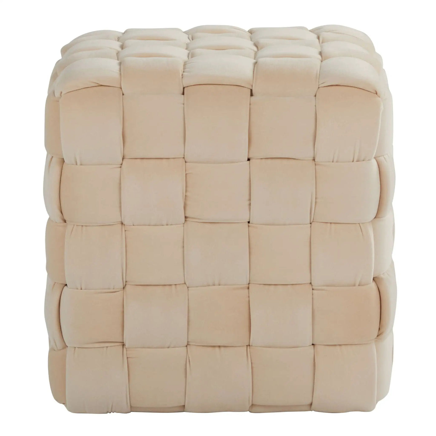 Square Braided Ottoman - by HouseOfZazla