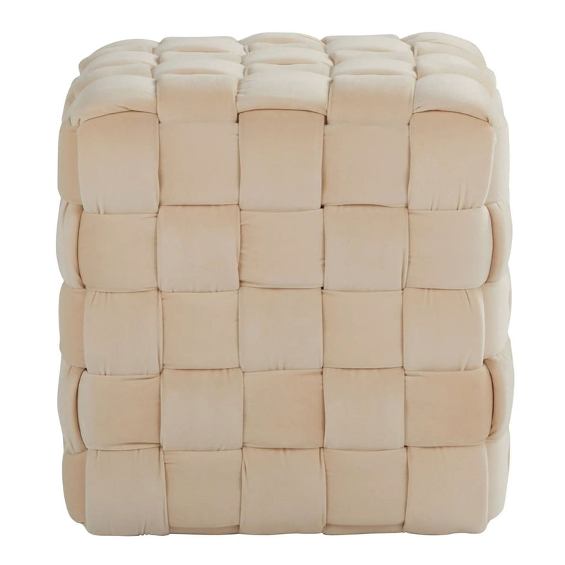 Square Braided Ottoman - by HouseOfZazla