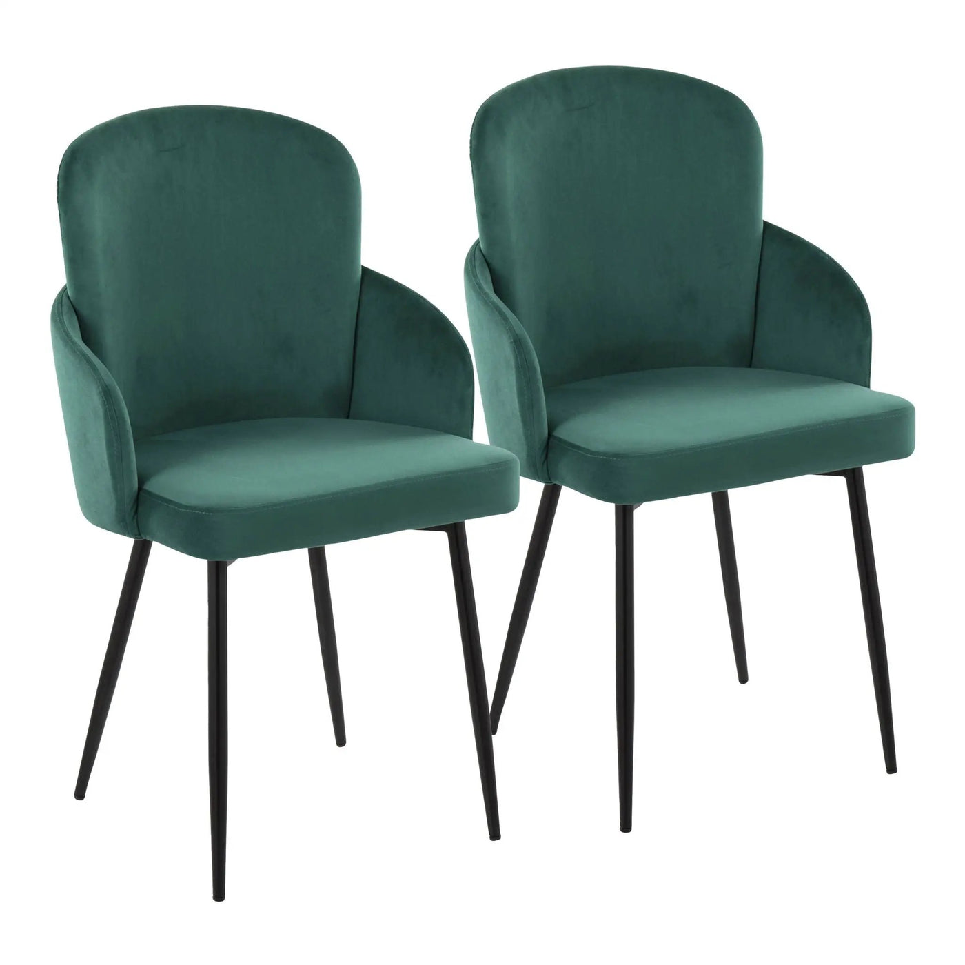 Dahlia - Contemporary Elegant Design Dining Chair (Set of 2) by HouseOfZazla