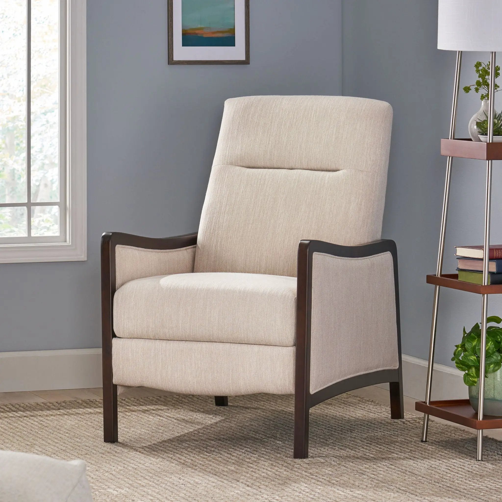 Drury - Contemporary Fabric Upholstered Pushback Recliner by Unique Piece Furniture