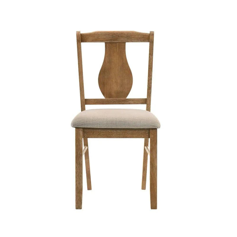Kayee - 5 Piece Dining Set - Weathered Oak by Unique Piece Furniture
