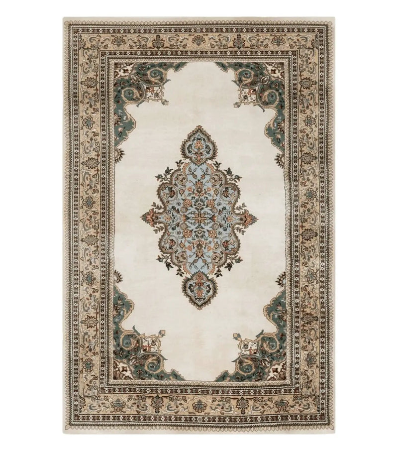 6' X 9' Vintage Handmade India Open Field Tribal Wool Rug Carpet Medallion Nice by Jewel Rugs