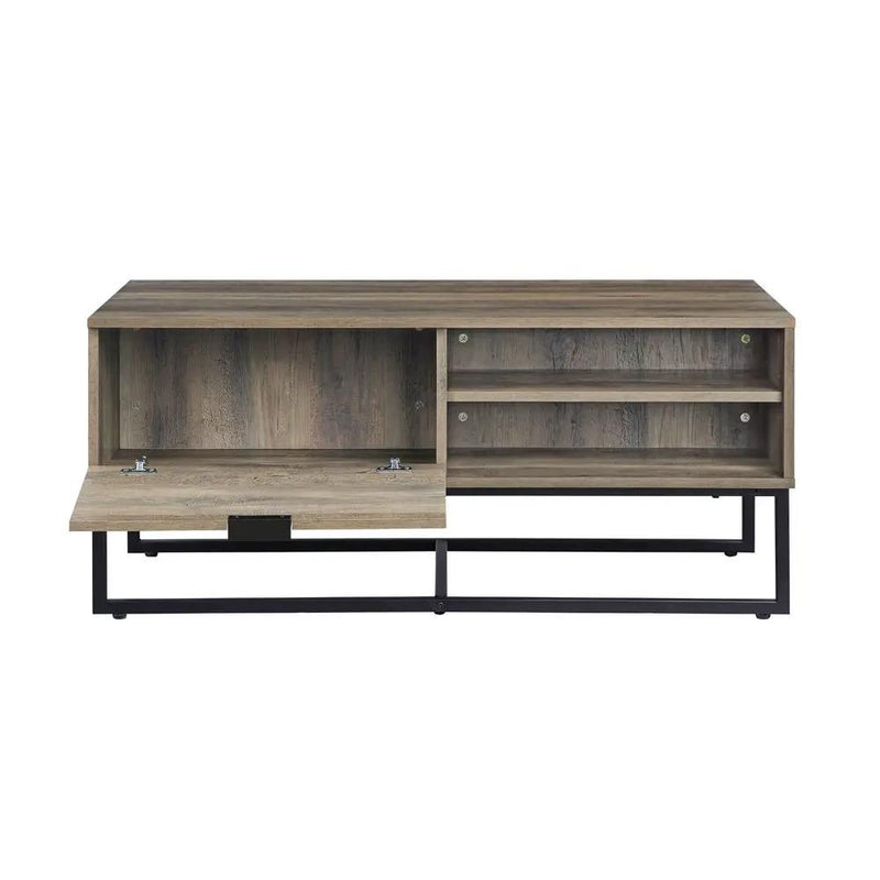 Homare - Coffee Table - Rustic Oak & Black by Unique Piece Furniture