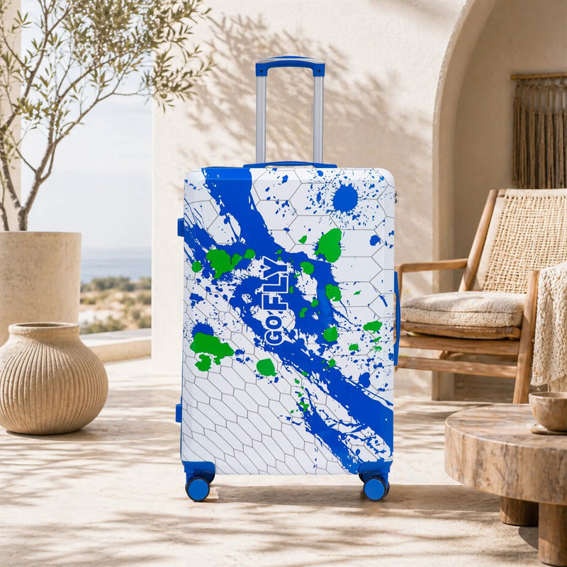 28 Inch Hard Case Luggage with Combination Lock by HouseOfZazla
