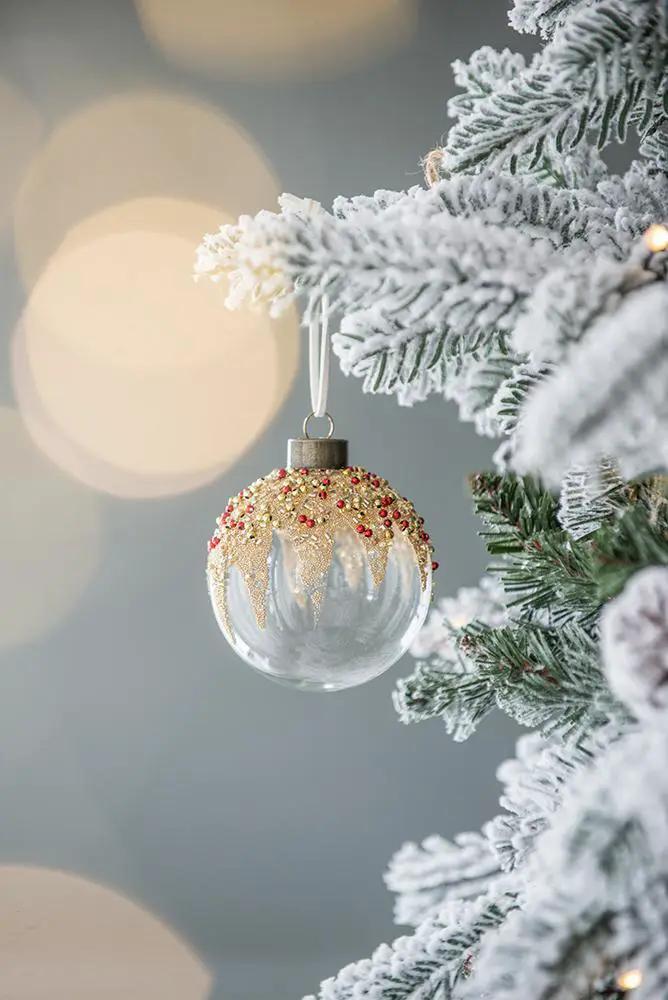 Christmas Ball Ornaments, Decorative Hanging Ball Christmas Tree Ornaments For Holiday Party Decorations by Unique Piece Furniture