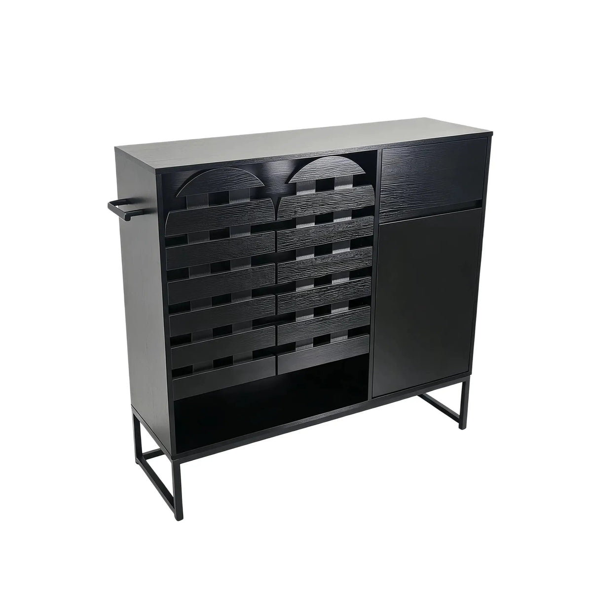 Buffet Cabinet with Storage and Woven Doors by HouseOfZazla