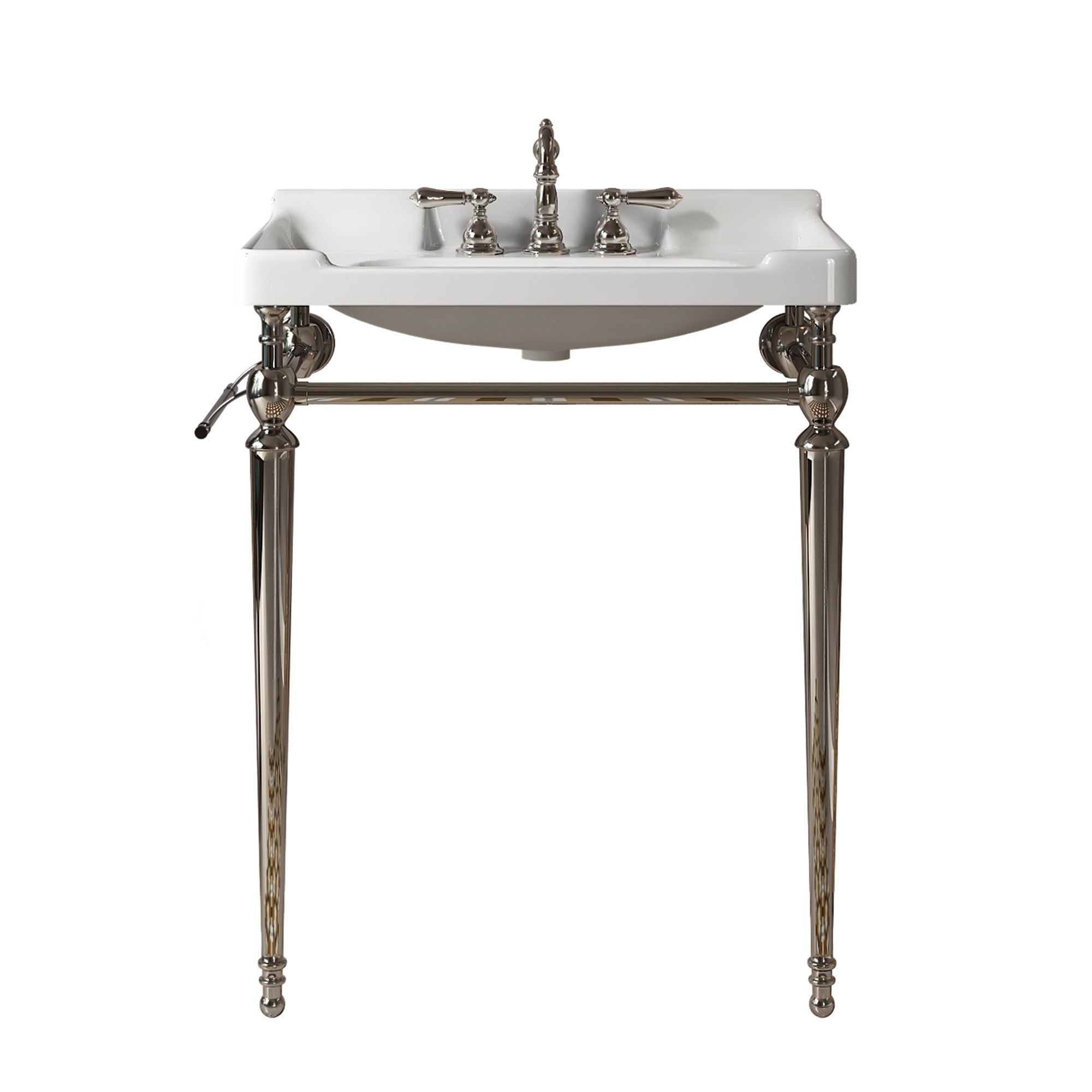VICI 28" Bathroom Console Sink, Wall-Mounted by HouseOfZazla