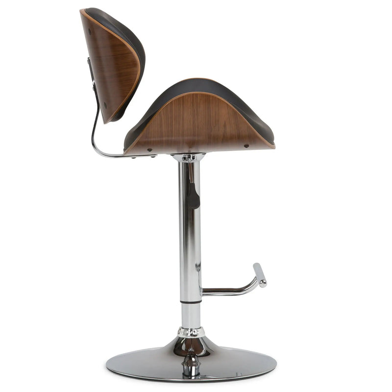 Marana - Multifunctional Handcrafted Bentwood Adjustable Swivel Bar Stool by HouseOfZazla