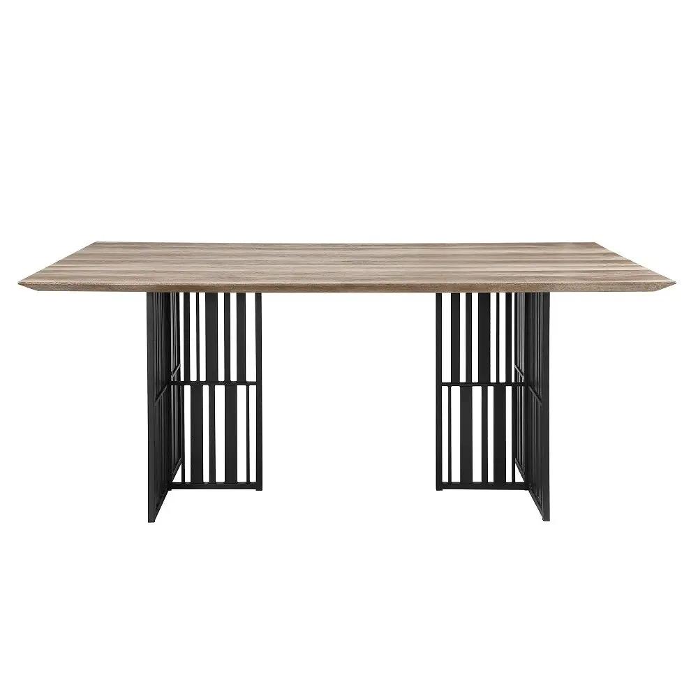 Zudora - Dining Table - Antique Oak & Black by Unique Piece Furniture