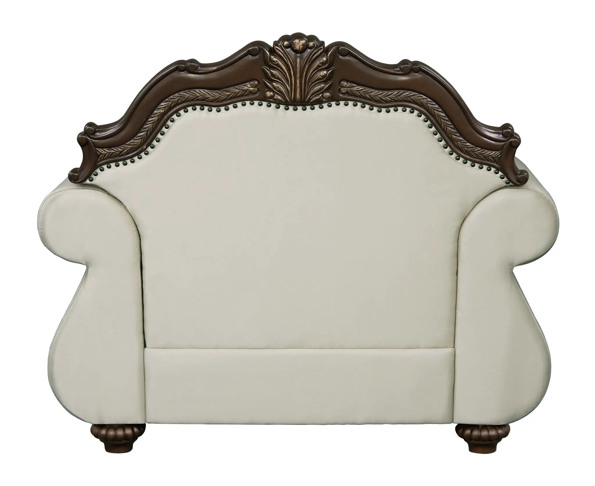 Pierce - Chair With Pillow - Beige / Cherry by Unique Piece Furniture