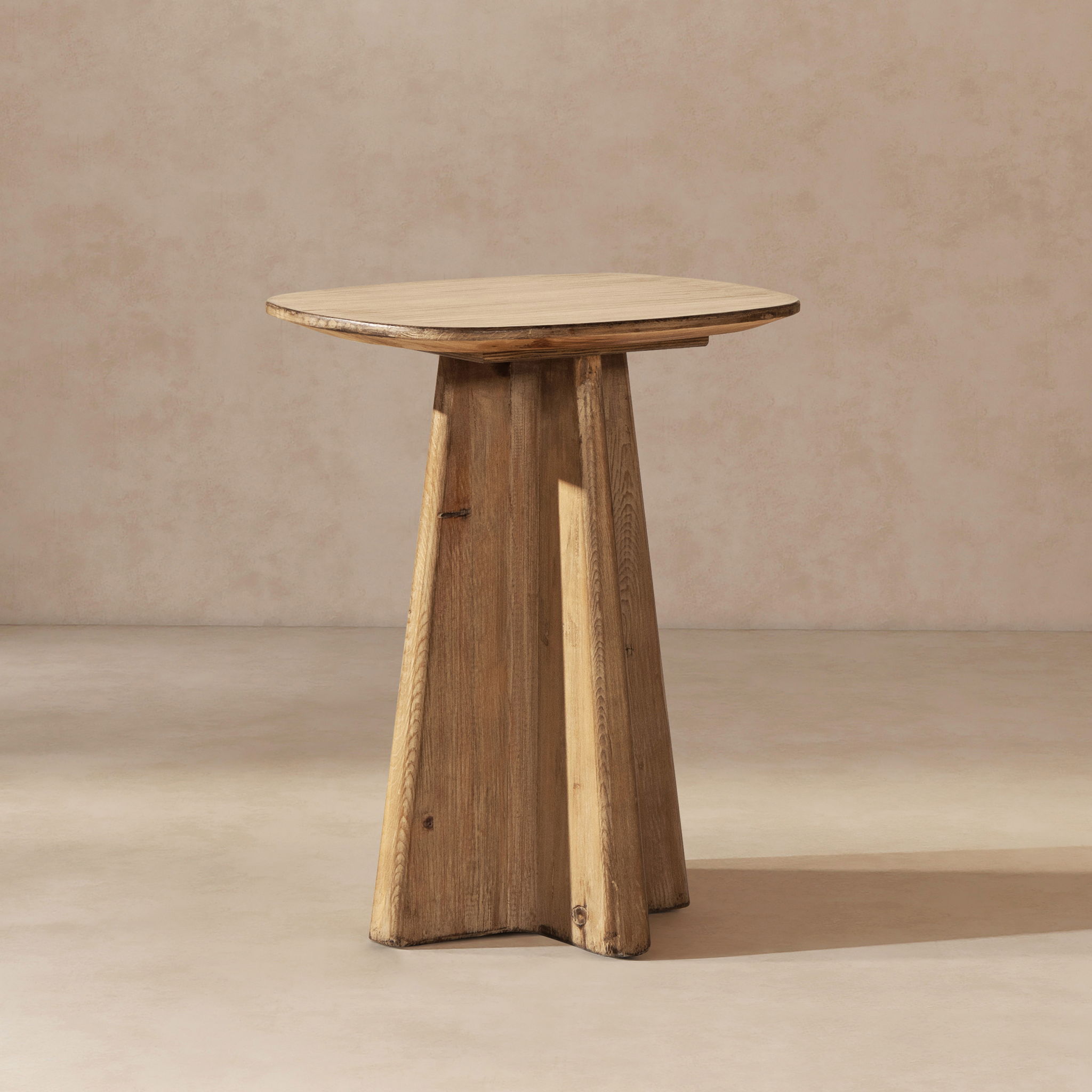 Clarence - Rectangular End Table - Antique Brown by HouseOfZazla