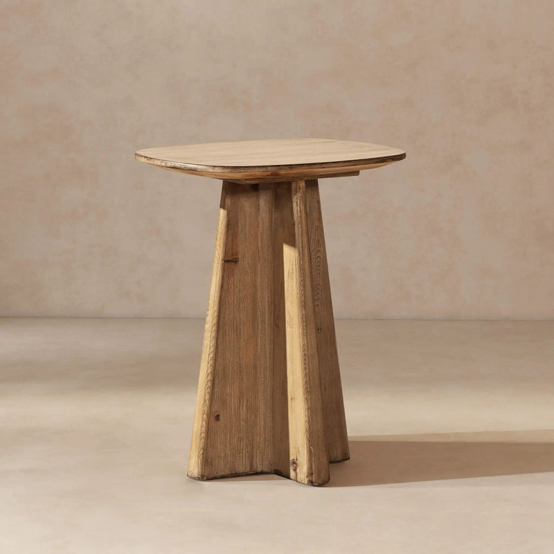 Clarence - Rectangular End Table - Antique Brown by HouseOfZazla