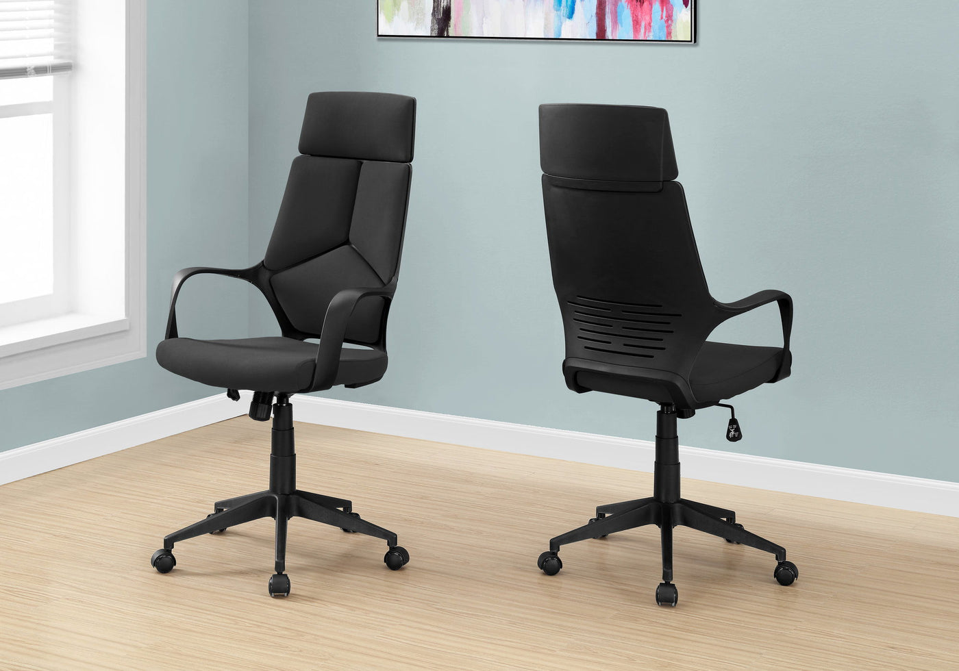 Office Swivel Chair, Adjustable Height, Ergonomic, Armrests, Contemporary & Modern by Unique Piece Furniture