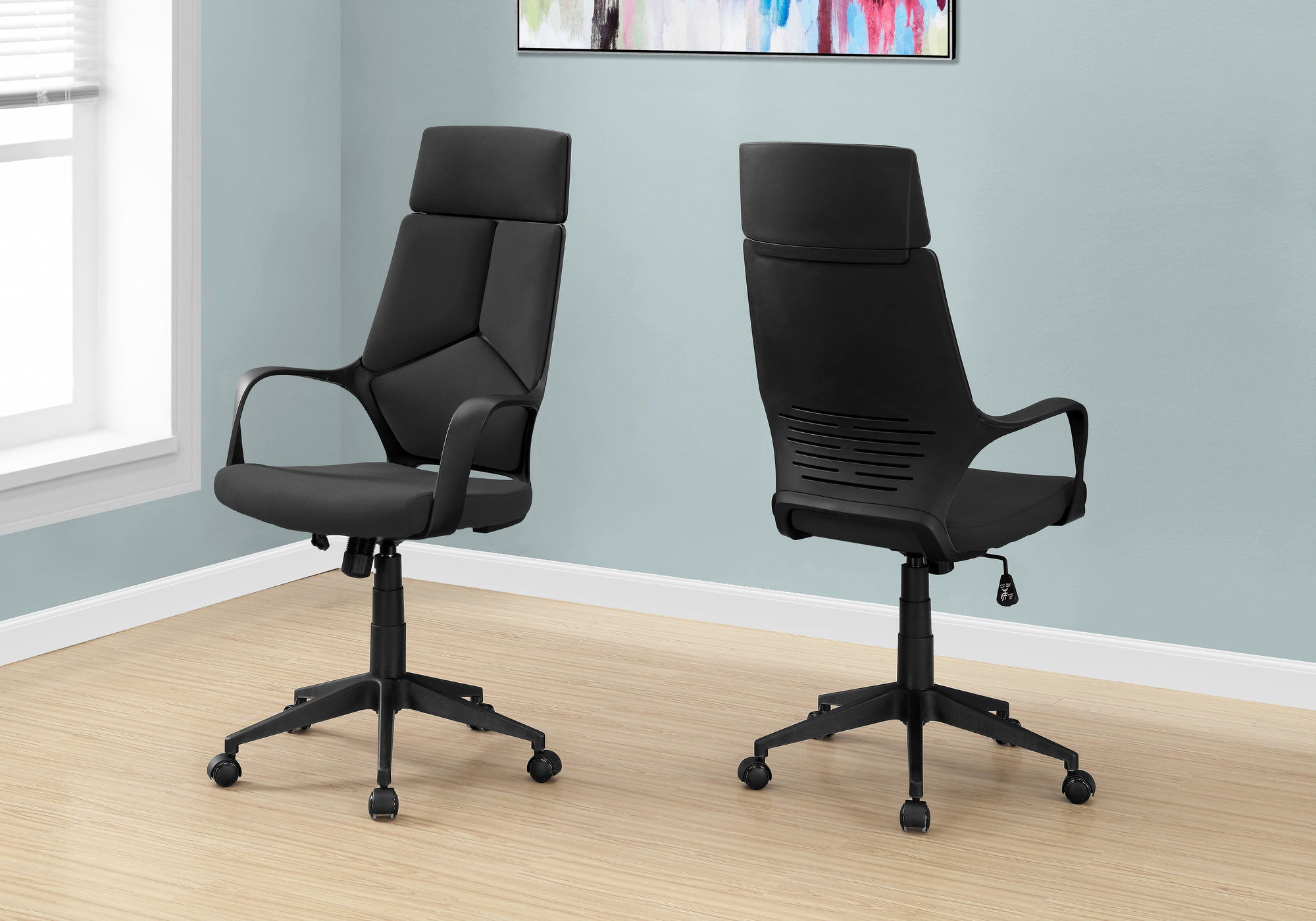 Office Swivel Chair, Adjustable Height, Ergonomic, Armrests, Contemporary & Modern by Unique Piece Furniture