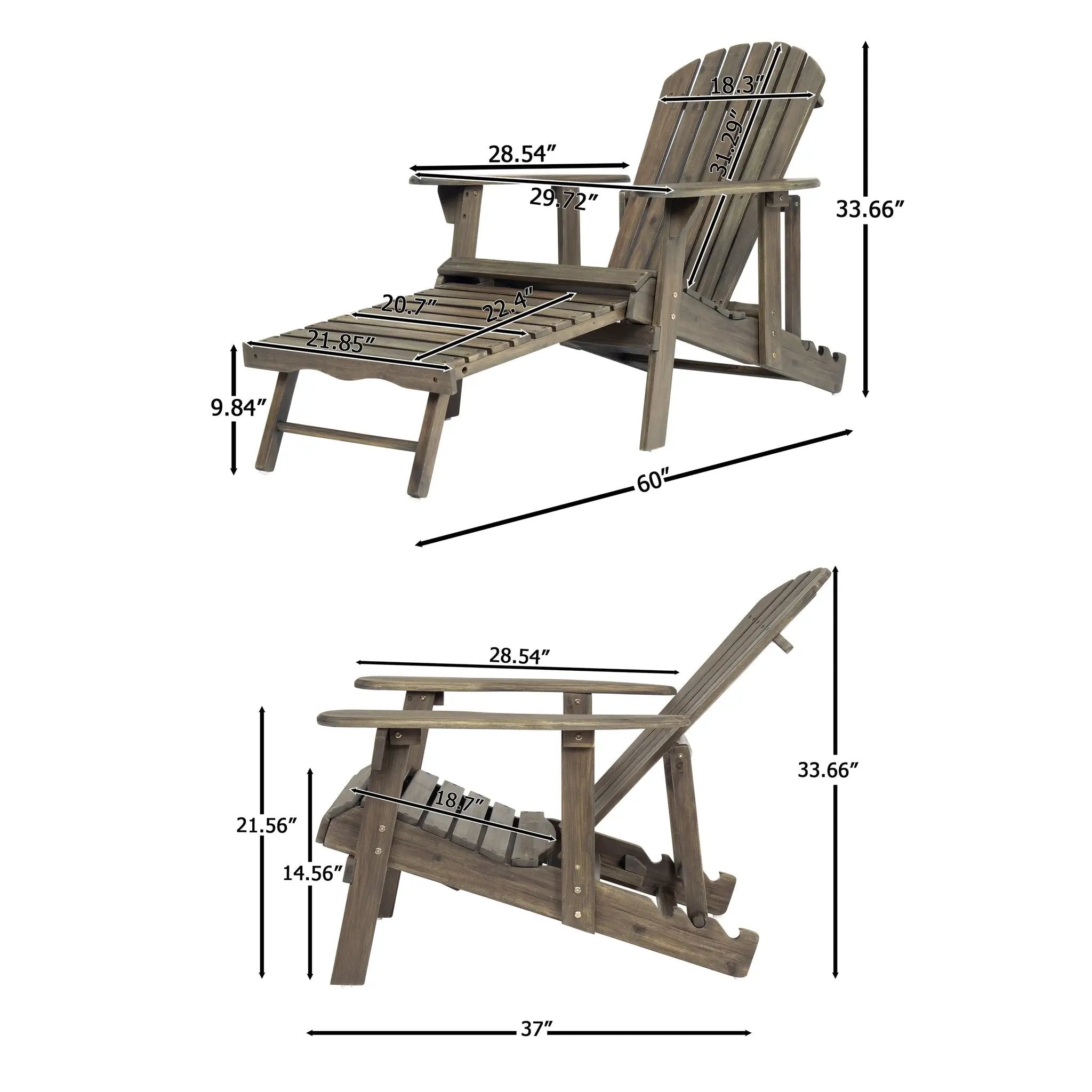 Malibu Adirondack Chair by HouseOfZazla