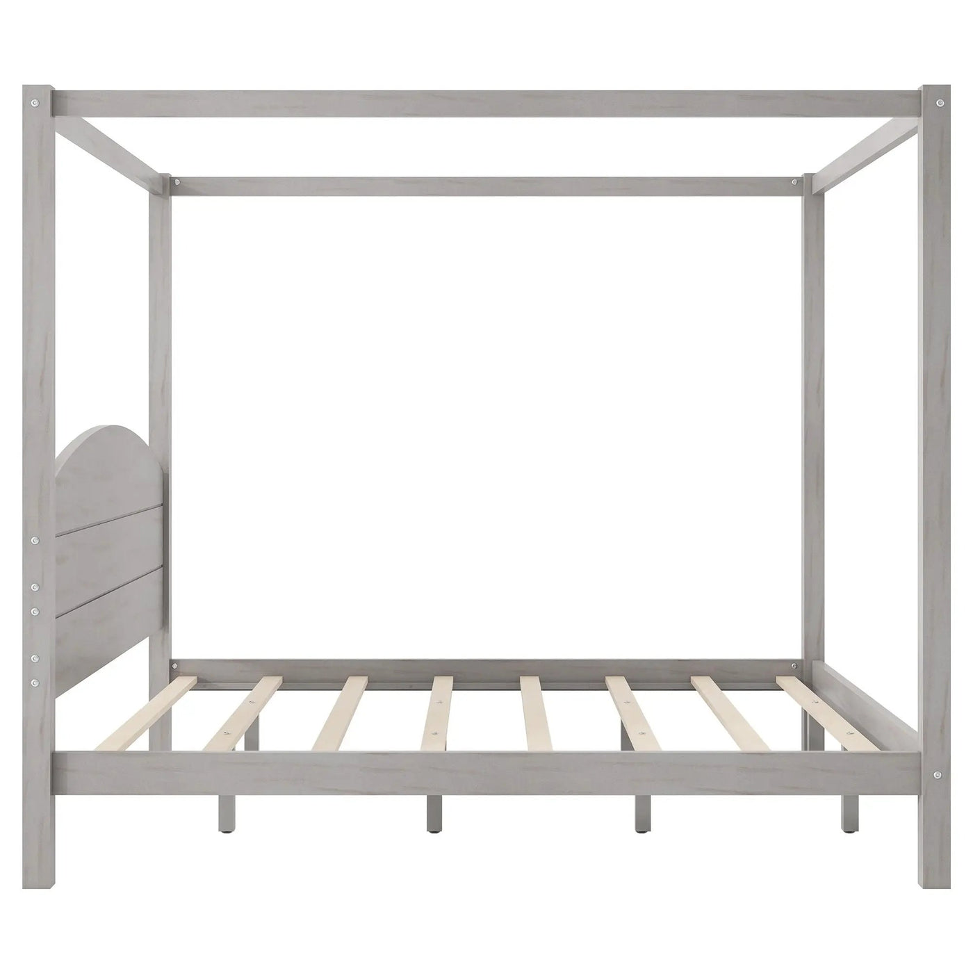 anopy Platform Bed With Headboard And Support Legs by HouseOfZazla