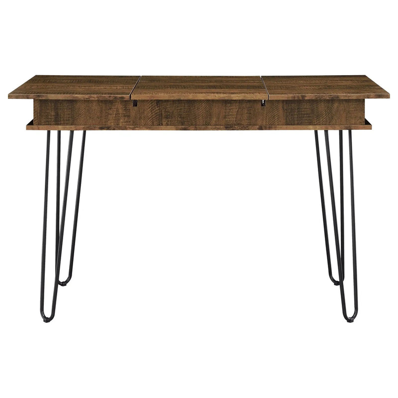 Writing Desk With 4 Hidden Storages - Brown by HouseOfZazla