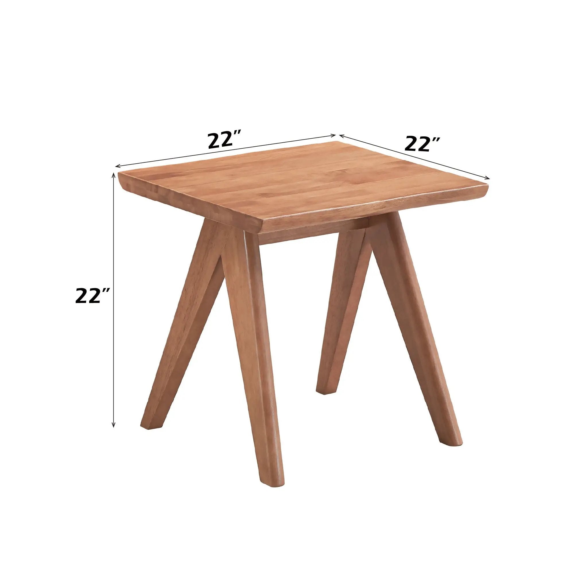 3 Piece Accent Chair Set And Matching End Table For Living Room - Natural by HouseOfZazla