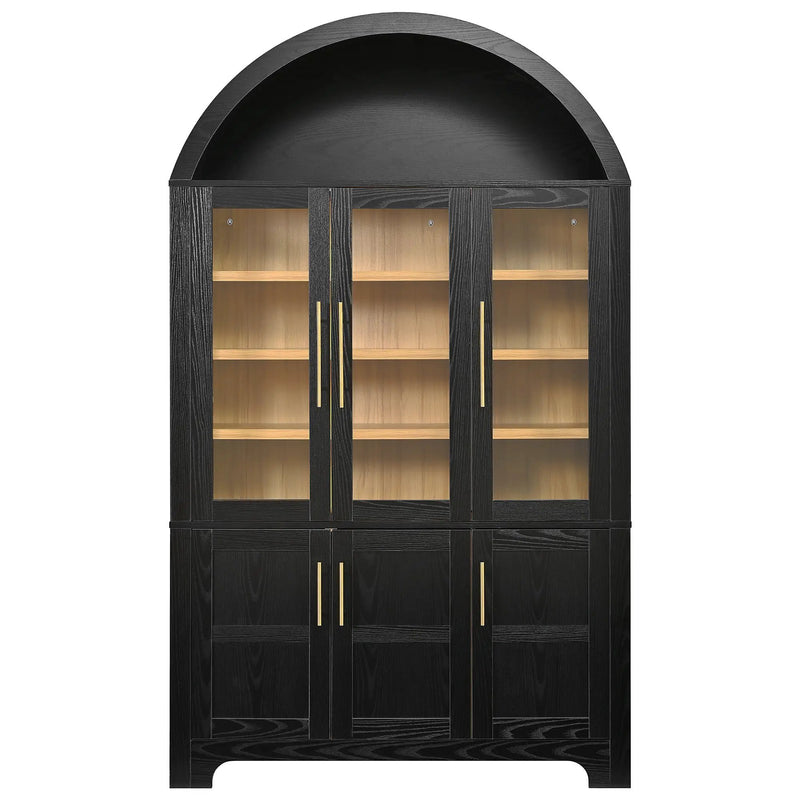 K&K 73" Tall Arched Kitchen Pantry by HouseOfZazla