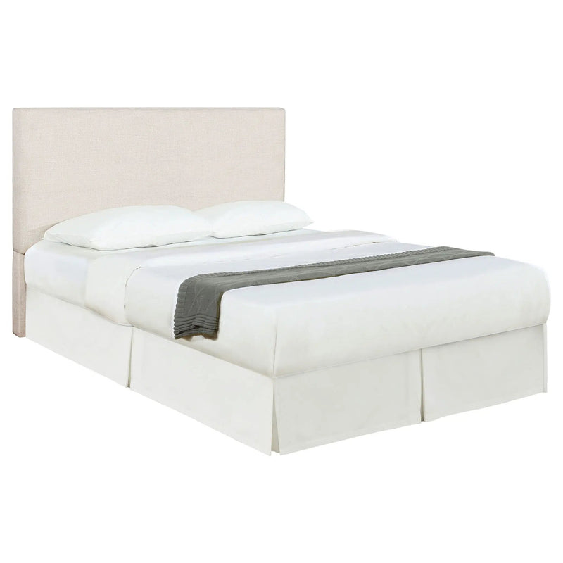 Pirro Upholstered King Panel Headboard Sand by Unique Piece Furniture