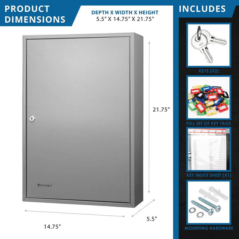 Adjustable Key Cabinet With Lock by Unique Piece Furniture