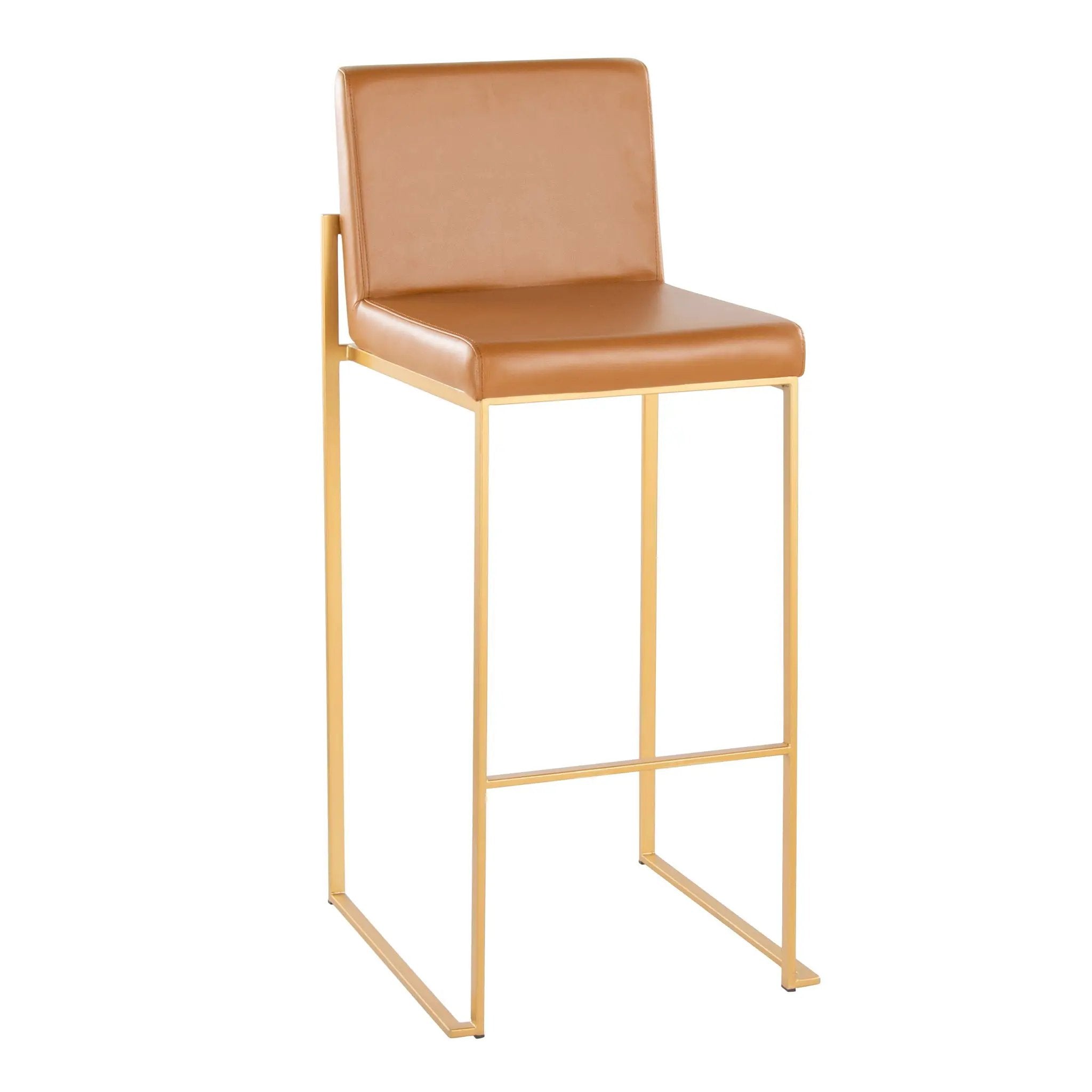 Fuji - Contemporary Design High Back Barstool by Unique Piece Furniture