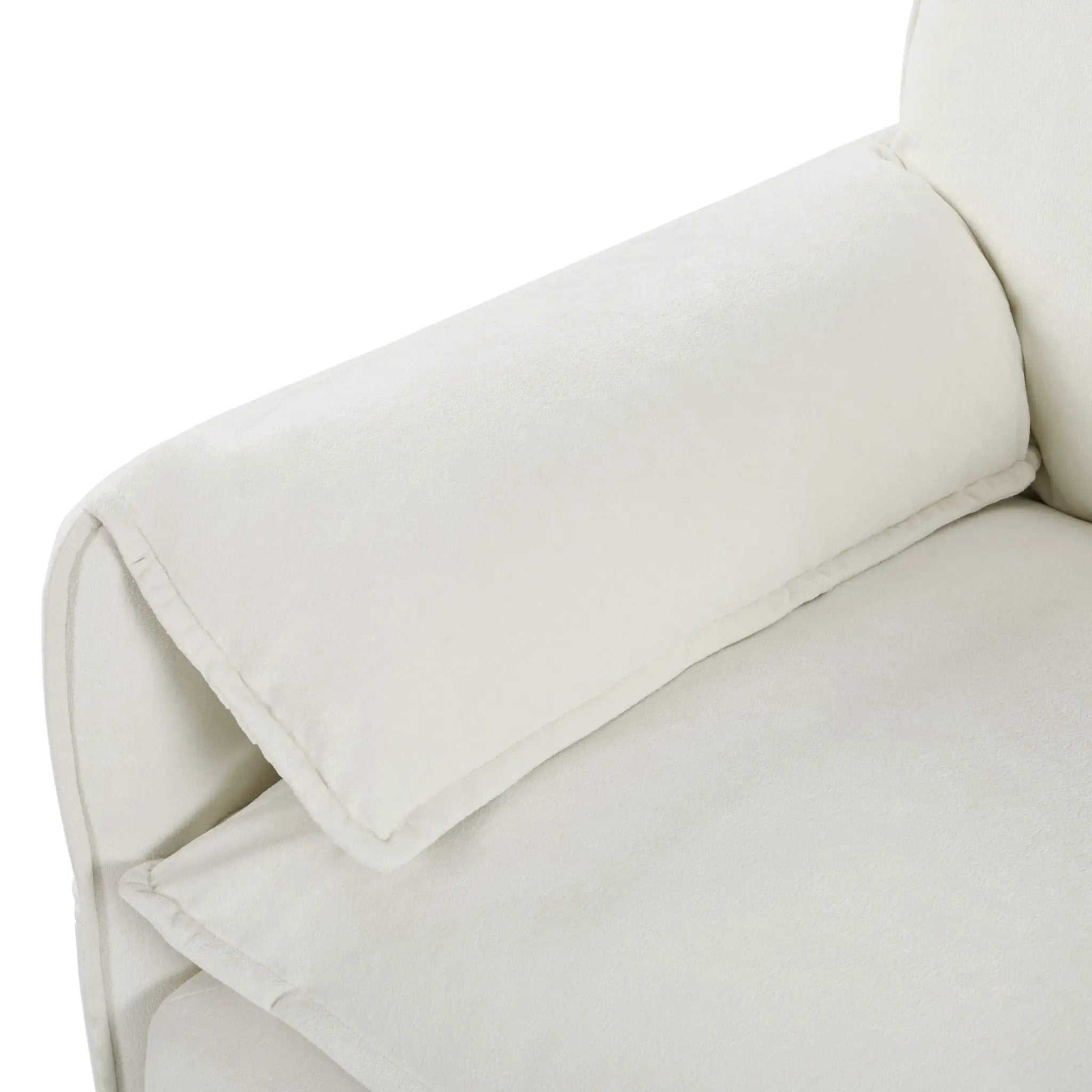Modern Comfy Deep Seat Modular Sectional Sofa Cloud Couch With Ottoman by HouseOfZazla
