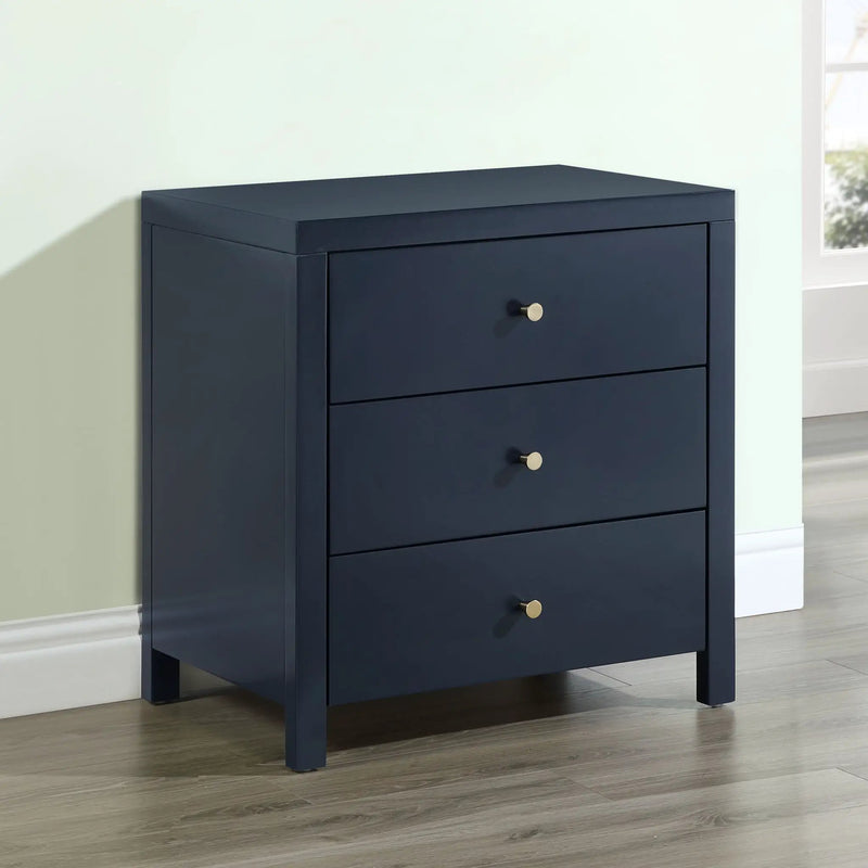 Nevarre - 3 Drawer Nightstand by HouseOfZazla