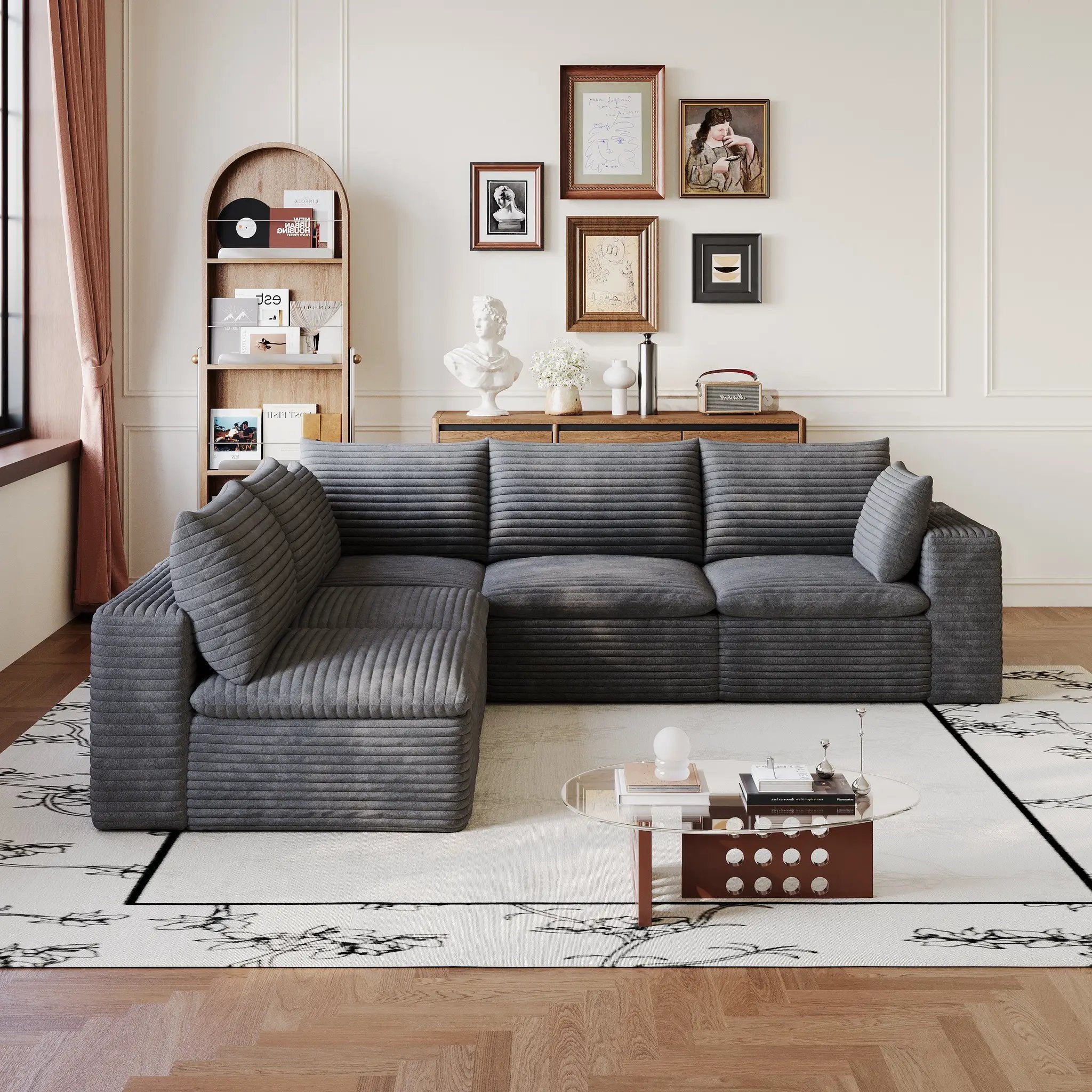 Cloud Sofa - Modular Design with Removable Cushions by HouseOfZazla