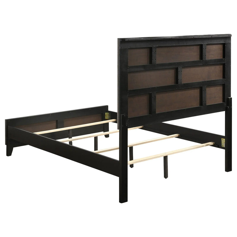 Watson Wood Queen Panel Bed Grey Oak by Unique Piece Furniture