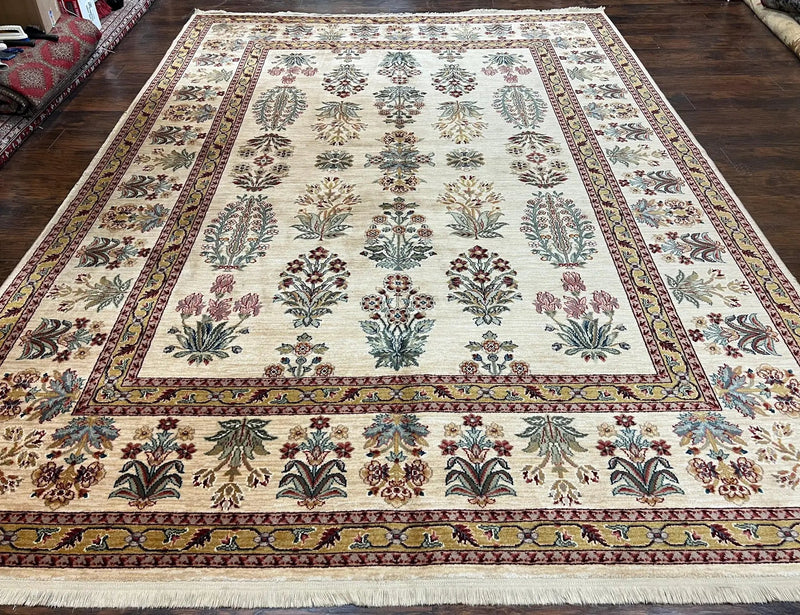 Karastan Rug 8.8 x 12, Ashara Amritsar #549, Oatmeal Color, Wool Pile Karastan Carpet, Discontinued Karastan Area Rug, Decorative by Jewel Rugs