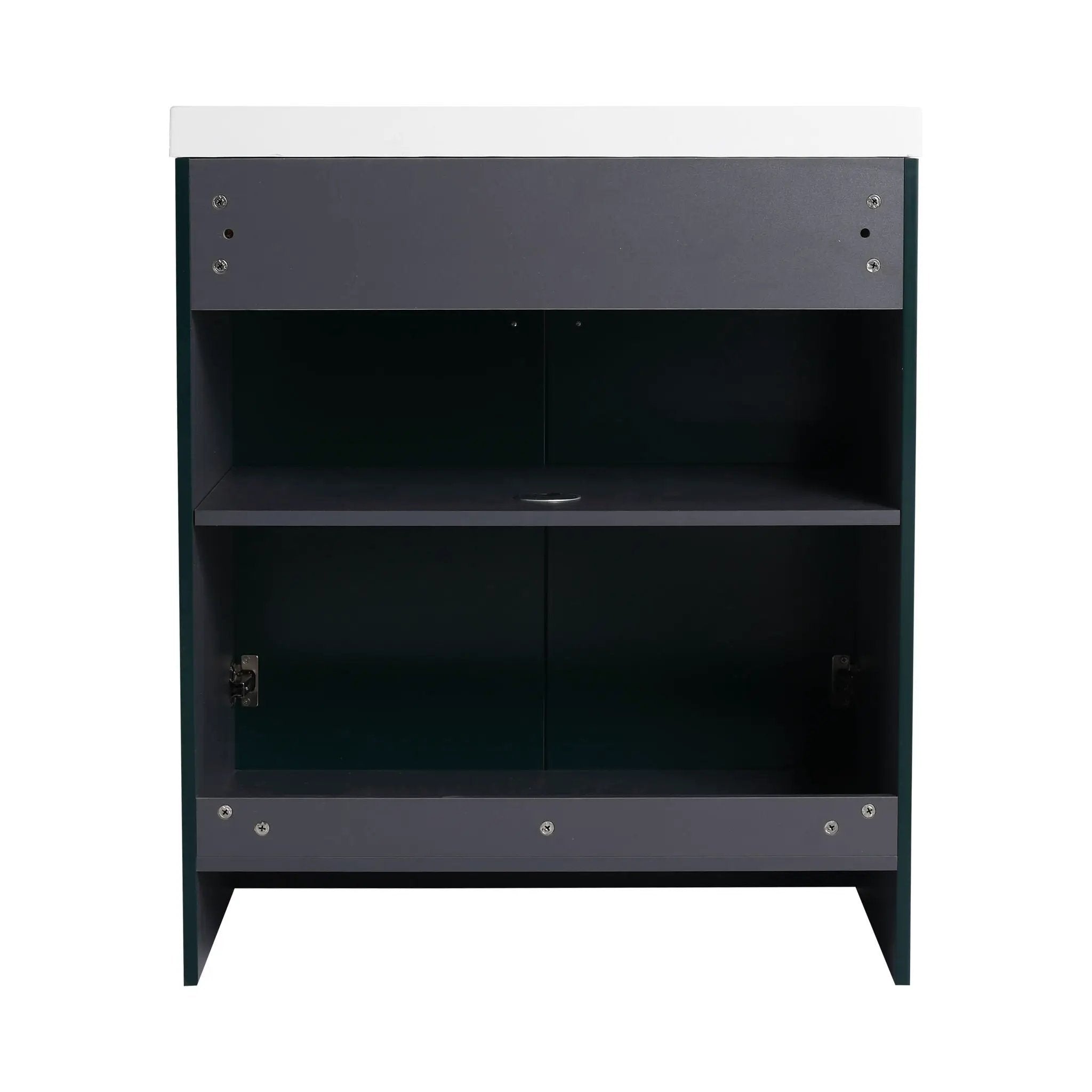 Modern Freestanding Bathroom Vanity With Soft Close Cabinet Doors by HouseOfZazla