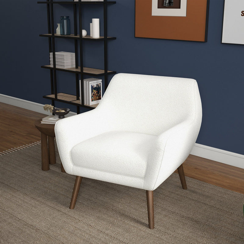 Panom - Lounge Chair - Brown / White by HouseOfZazla